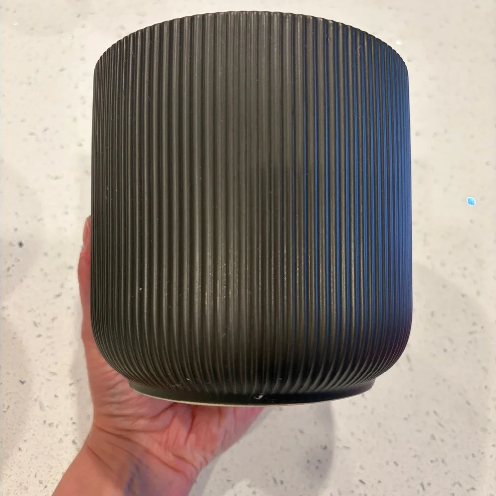 IKEA Black Textured Vase